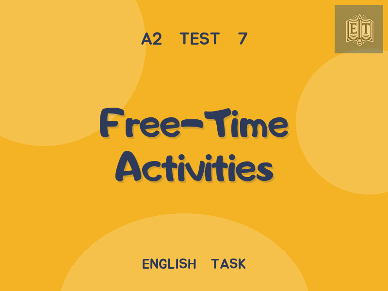 Free-Time Activities