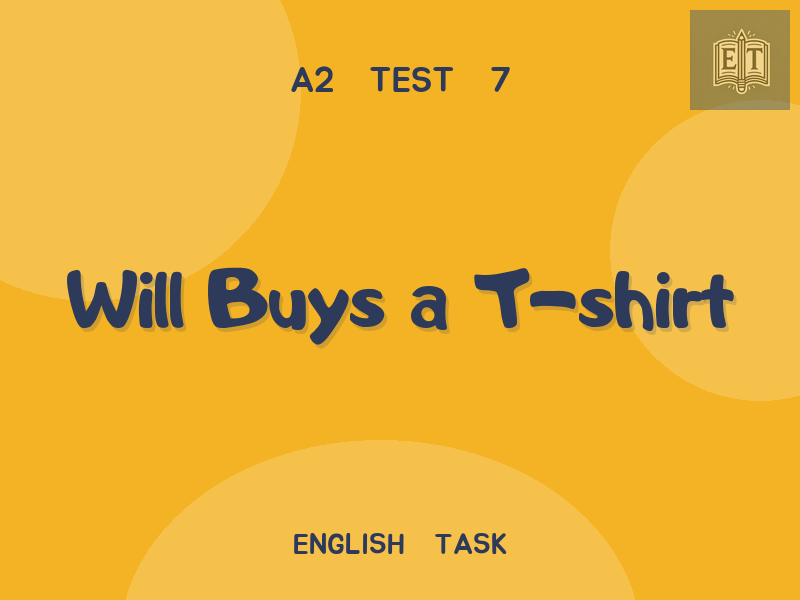 Will Buys a T-shirt