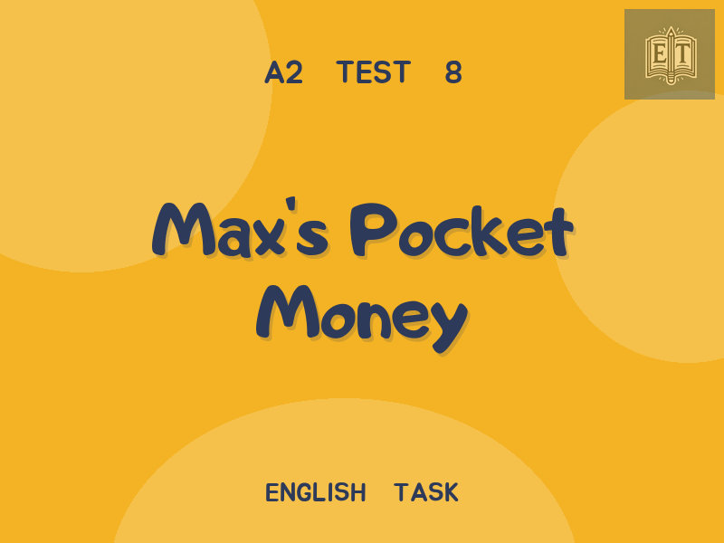 Max’s Pocket Money