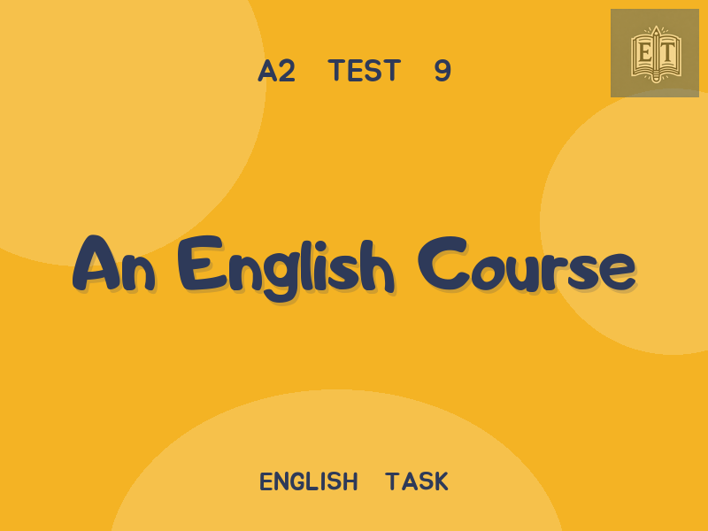 An English Course