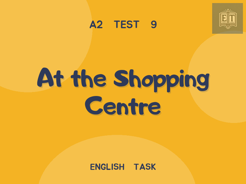 At the Shopping Centre