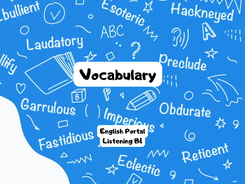 Homework: Vocabulary