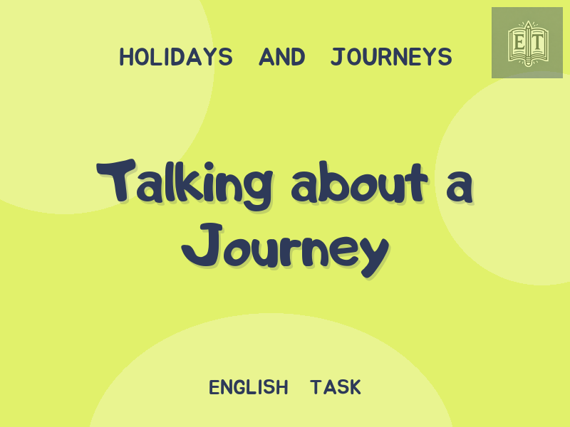 Talking about a Journey