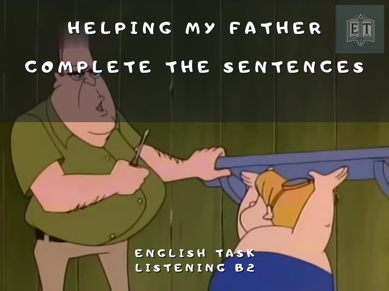 Watch and complete the lines
