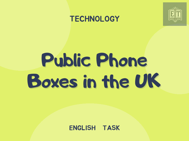 Public Phone Boxes in the UK