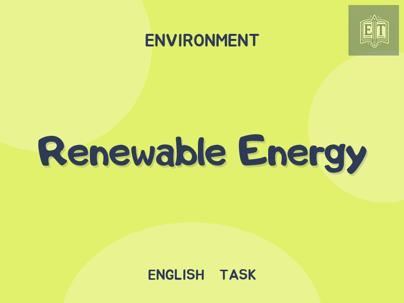 Renewable Energy