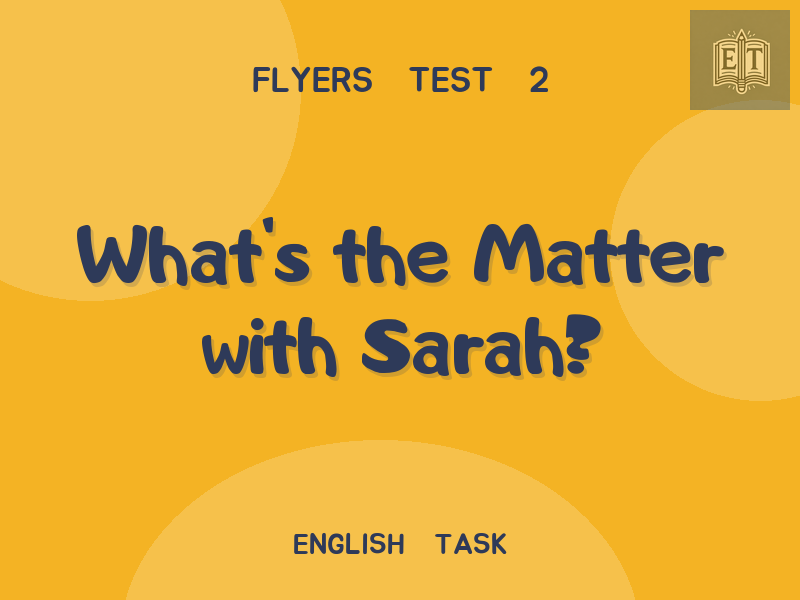 What’s the Matter with Sarah?