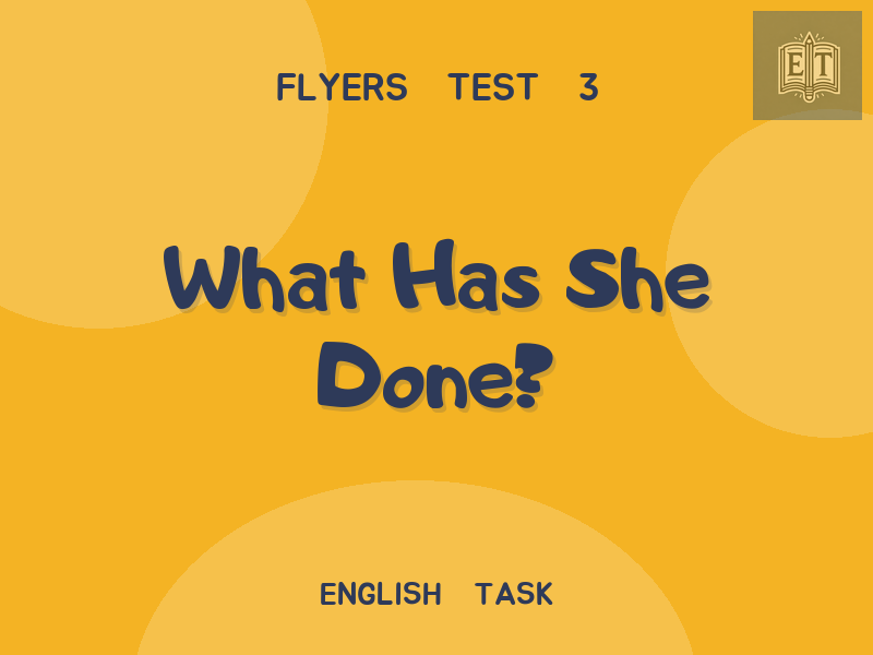 What Has She Done?