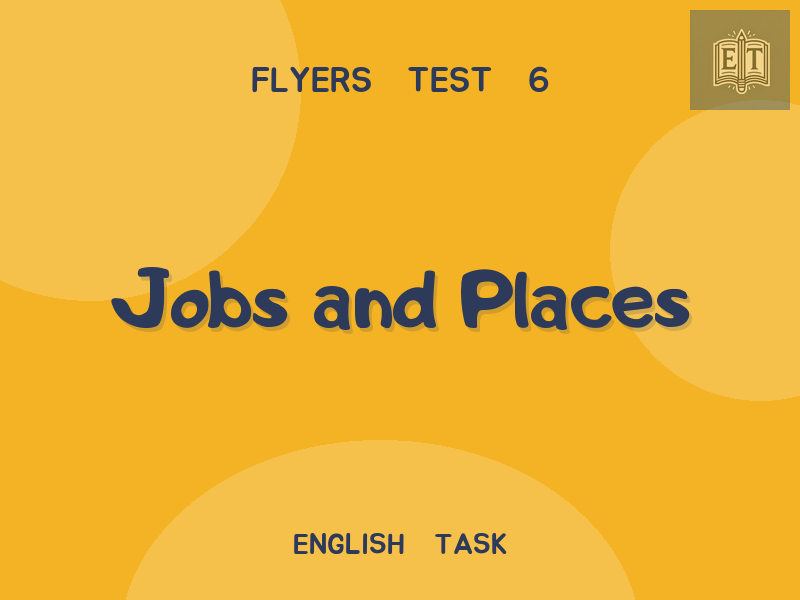 Jobs and Places