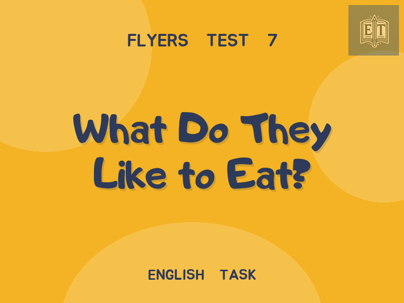 What Do They Like to Eat?