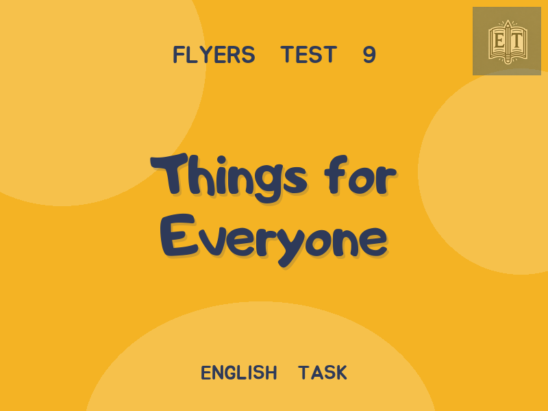Things for Everyone