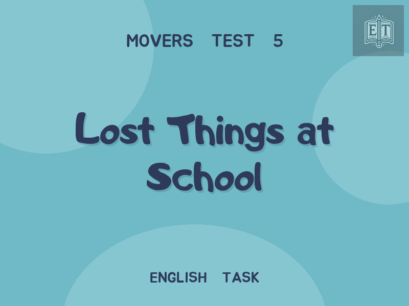 Lost Things at School