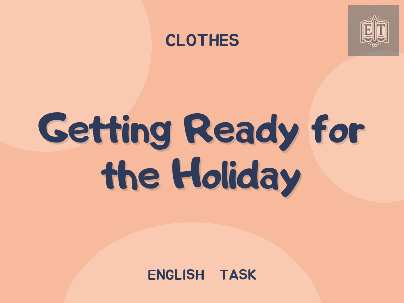 Getting Ready for the Holiday