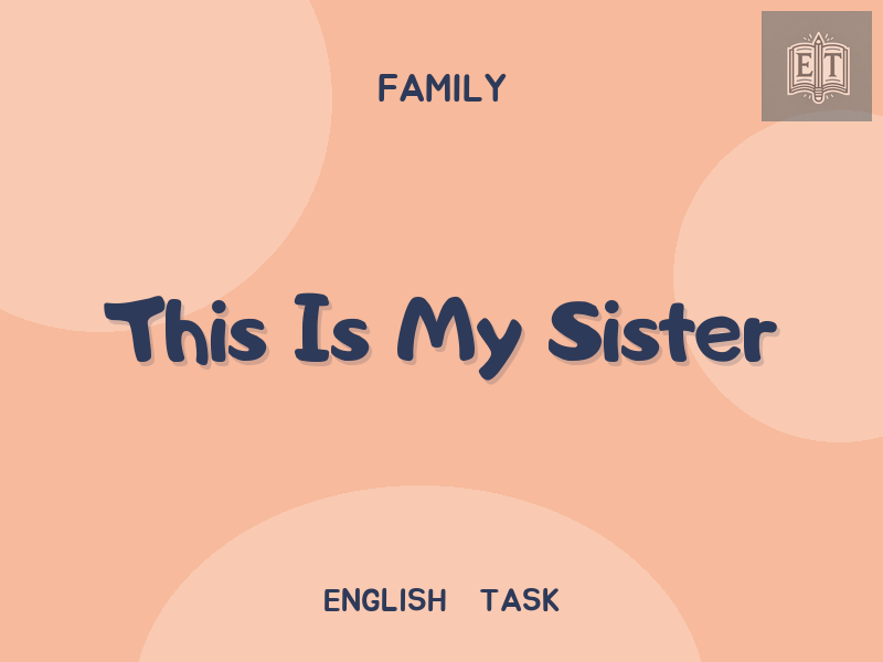 This Is My Sister