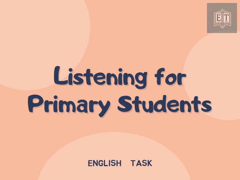 For Primary Students