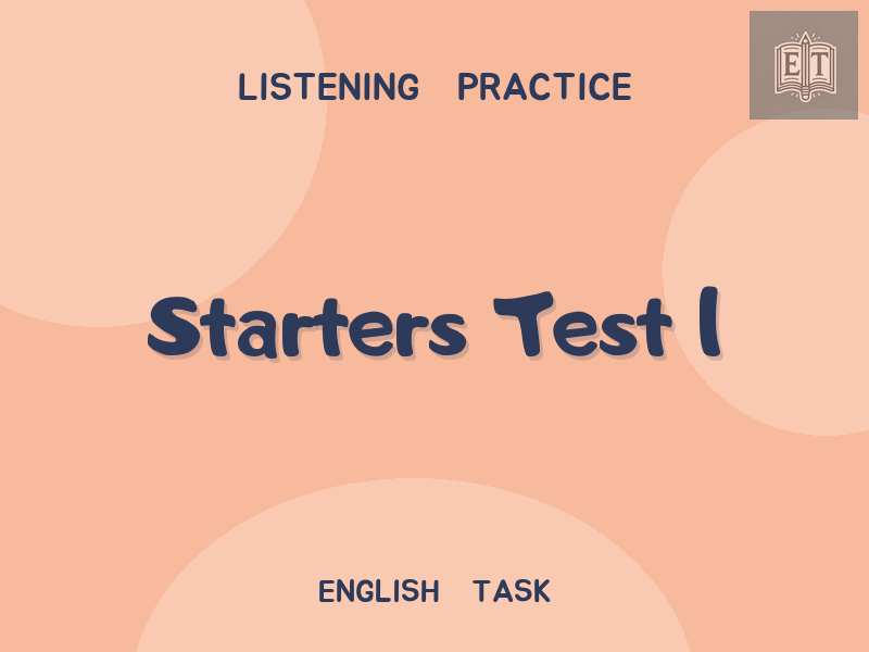 Starters Test 1
