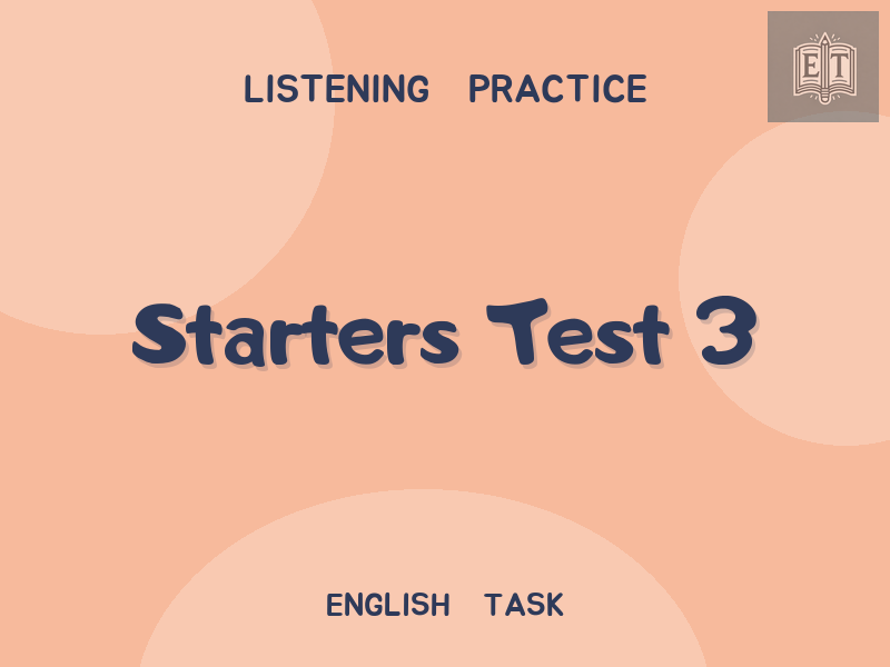 Starters Test 3