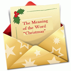 The Meaning of the Word “Christmas”