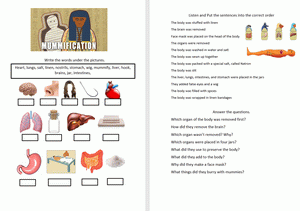 Download Mummification Worksheet