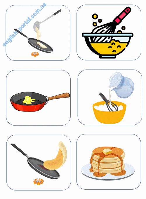 Download Pancake Day recipe flashcards