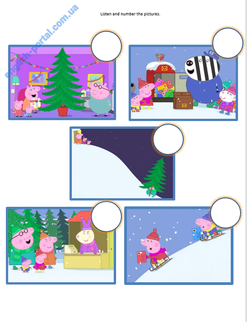 Download Peppa Christmas Tree Worksheet