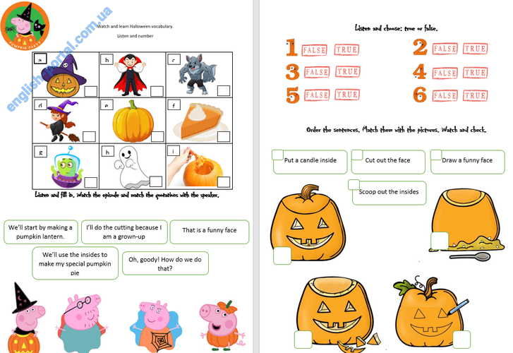 Download Peppa Pig Pumpkin Party