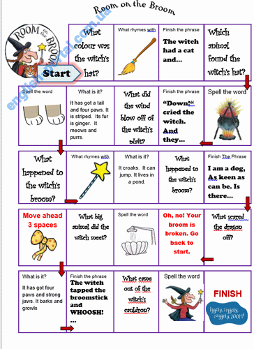 Download Room on the Broom Board Game