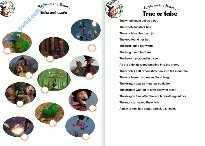 Download Room on the Broom True of False