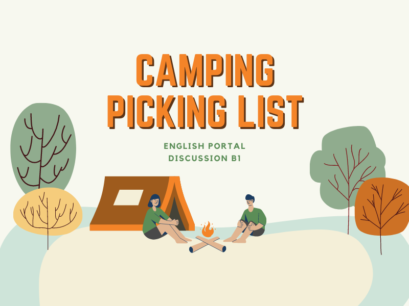 Camping Picking List