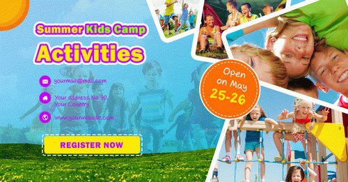 Summer camp advert ESL project