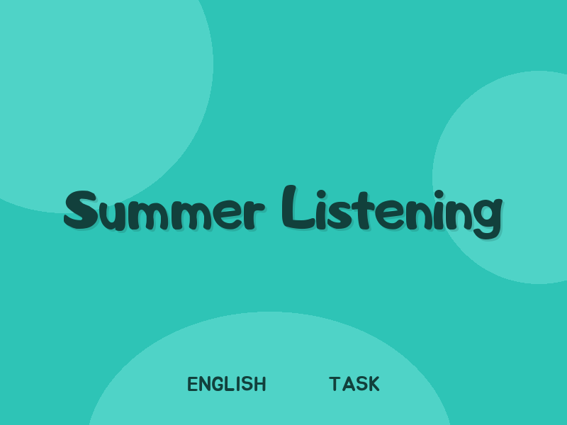 Summer Listening