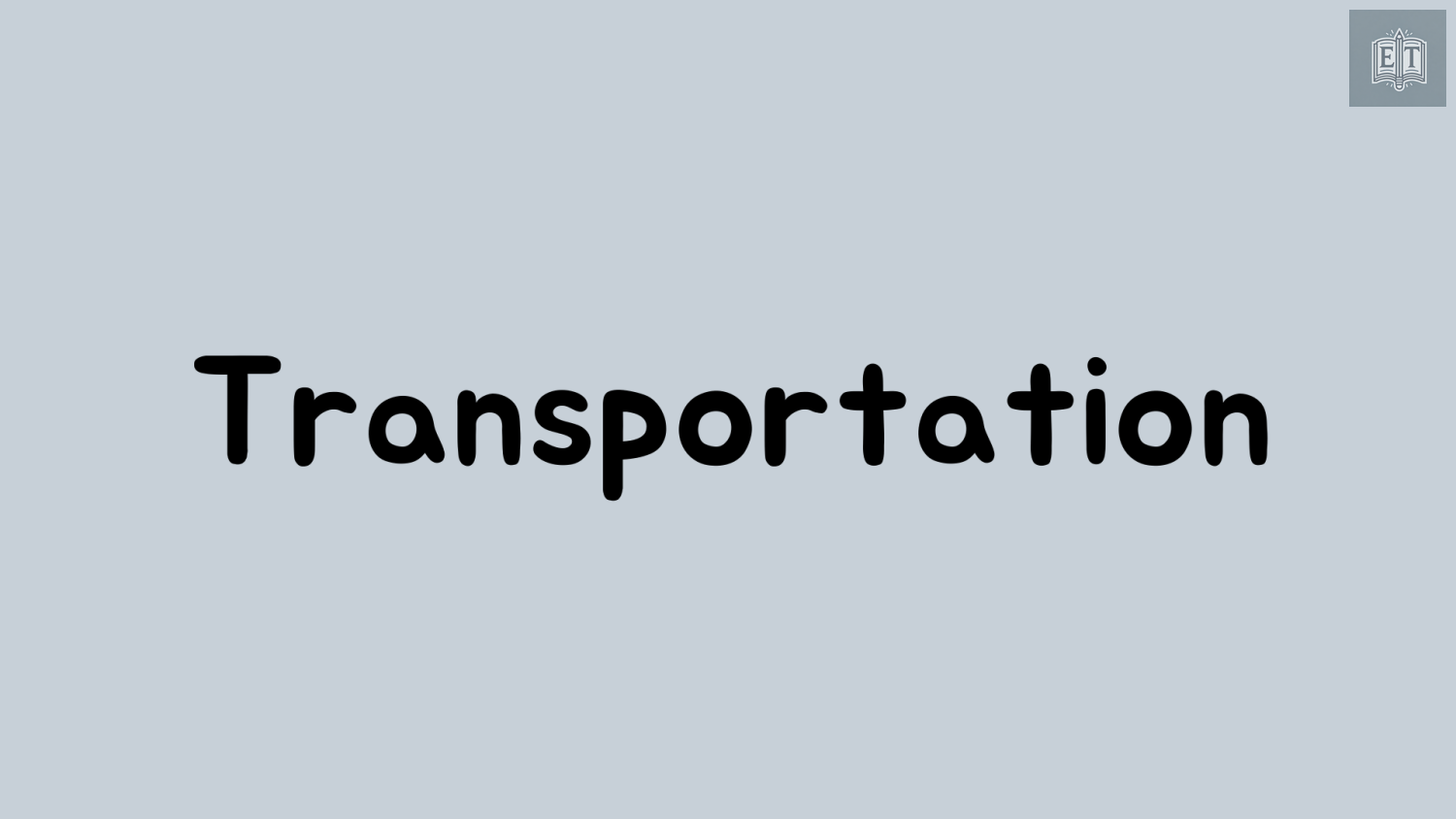 IELTS Speaking Transportation