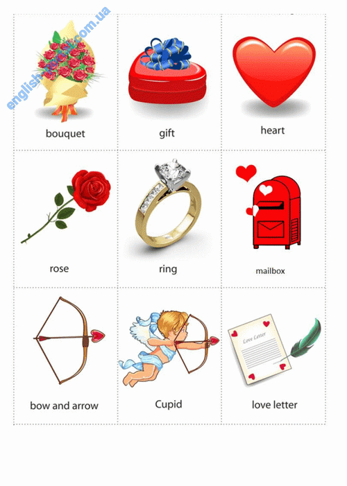 Valentine's Day Flashcards