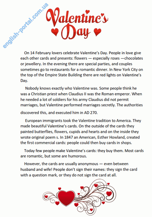 Download Valentine`s Day article