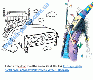 Download Winnie the Witch listen-and-colour