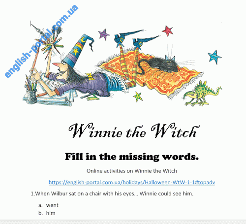 Download Winnie the Witch Fill in