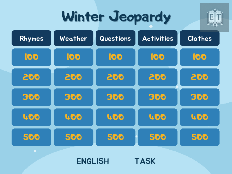 Winter Jeopardy