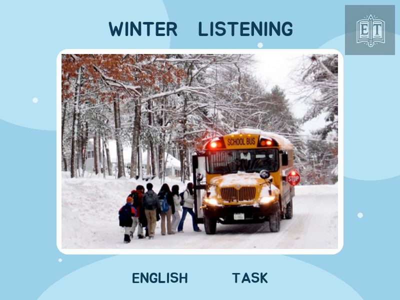 A Winter School Trip