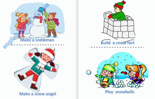 Download Winter Flashcards Worksheet *.docx