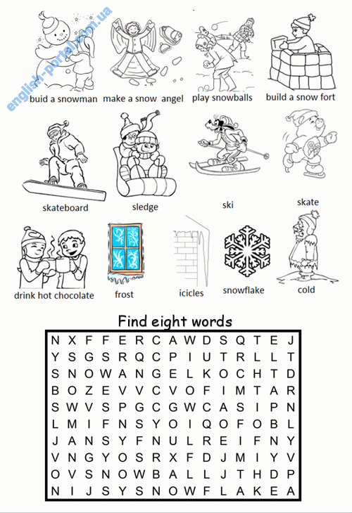 Download Winter Worksheet
