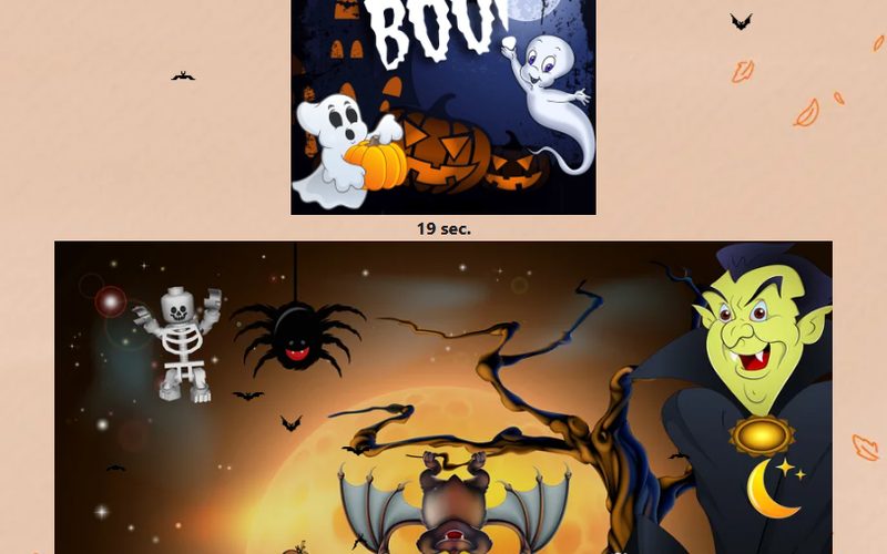 Halloween Boo – screenshot of the game