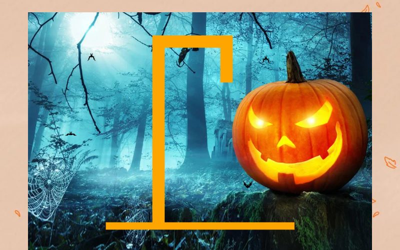 Halloween Hangman – screenshot of the game