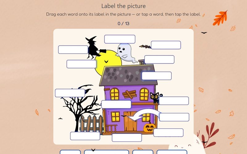 Haunted House – screenshot of the game