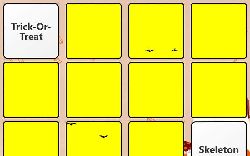Memory Match – screenshot of the game