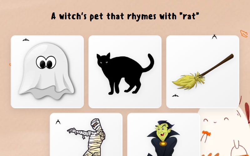 Halloween Riddles – screenshot of the game