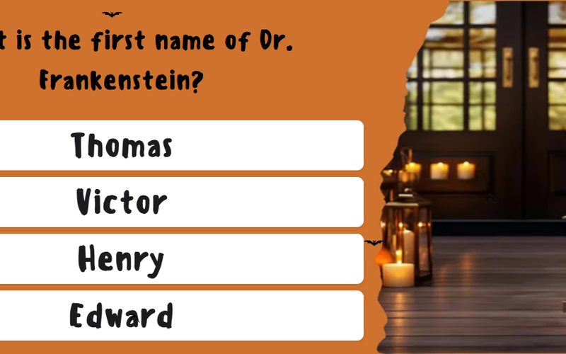 Halloween Trivia – screenshot of the game