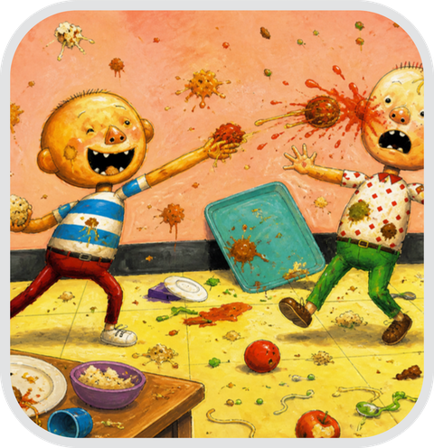 have food fights