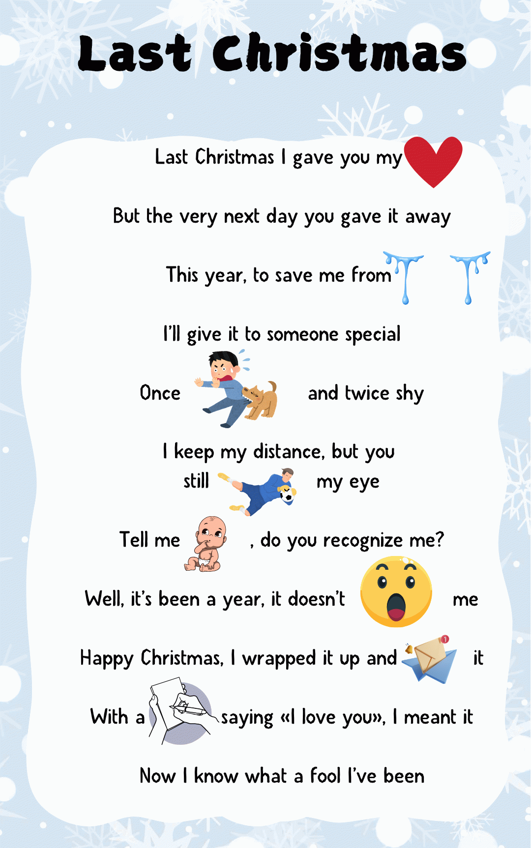 Last Christmas – Read Out Loud
