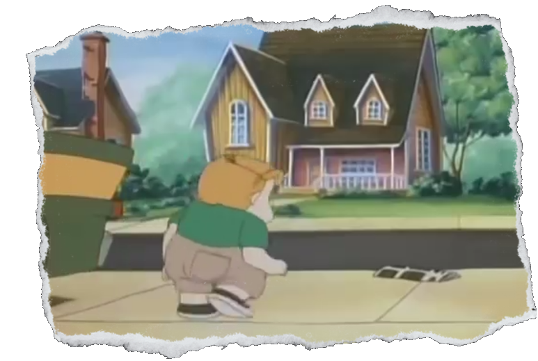 fetching the newspaper