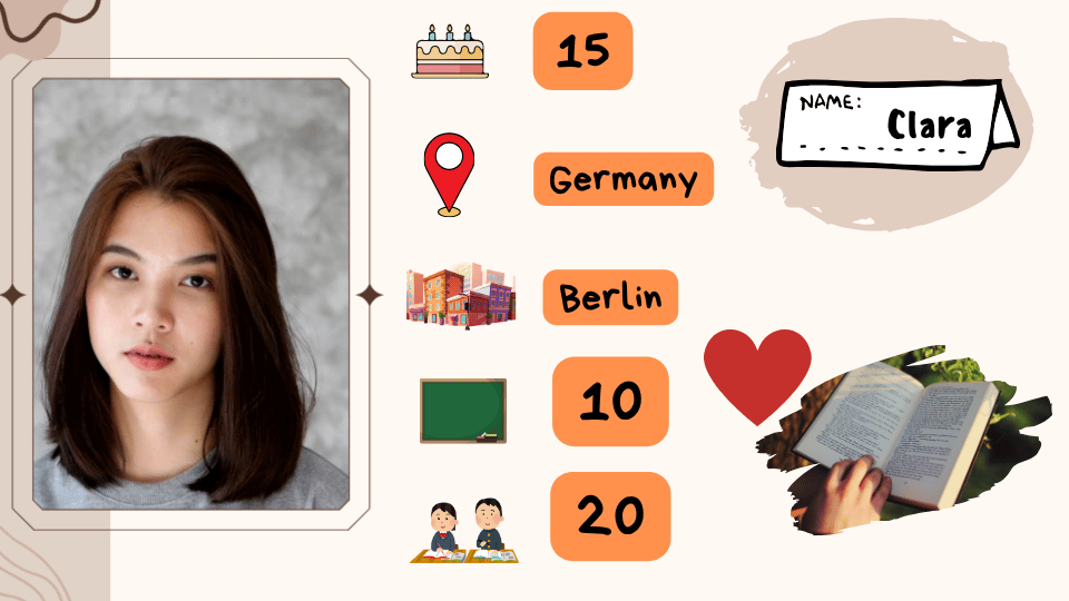 Clara – profile card